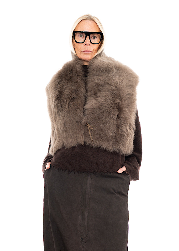 DOM GOOR FUR SCARF