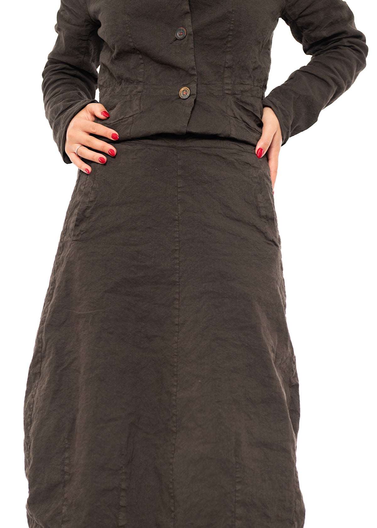 COTTON-TWILL JULIETTE SKIRT