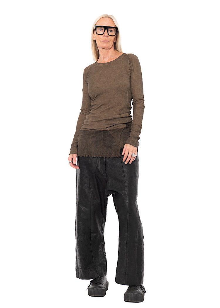 SIGNATURE NETTED HEM T-SHIRT