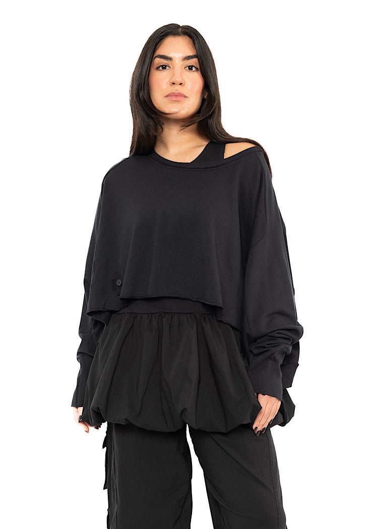 PLU CROPPED PULLOVER