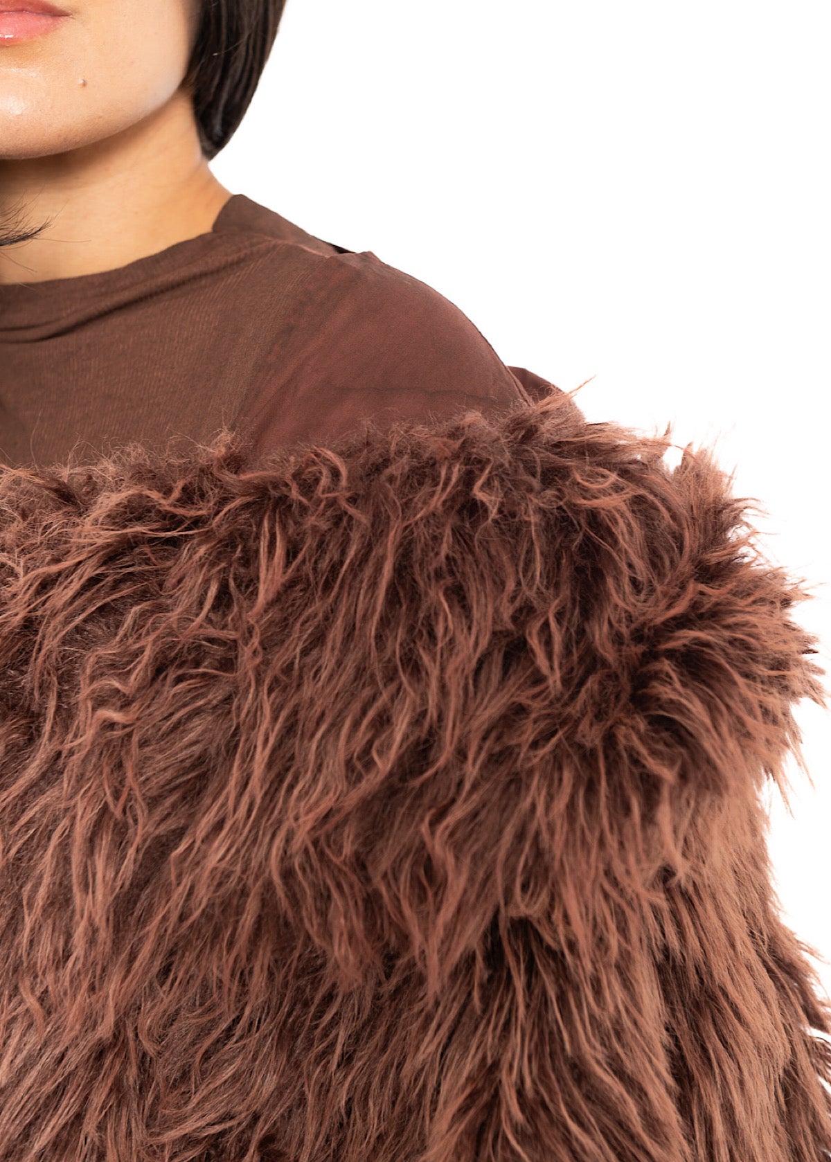 OVERSIZED FAUX FUR JACKET