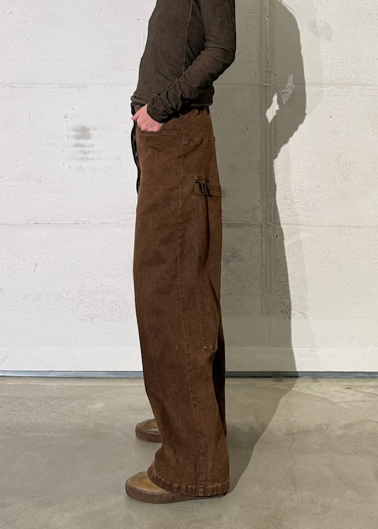GARMENT-DYED WIDE-LEG DENIM TROUSER *DK DAKAR CLOUD* (SHOWN IN DAKAR CLOUD)
