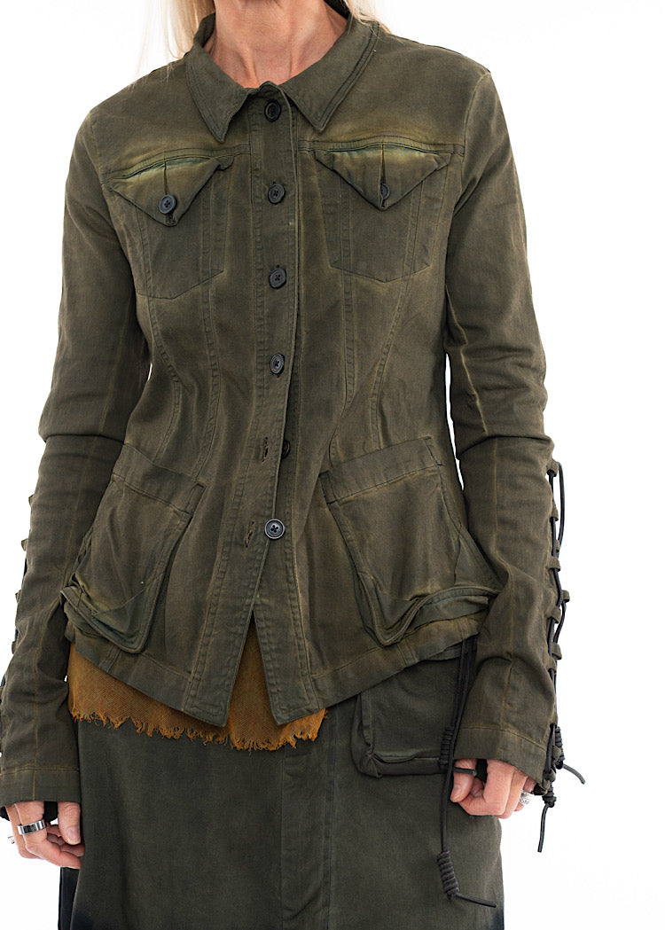 RUNDHOLZ DIP JACKET *BLACK GLOSS* (Shown in LAGOON LIGHT)