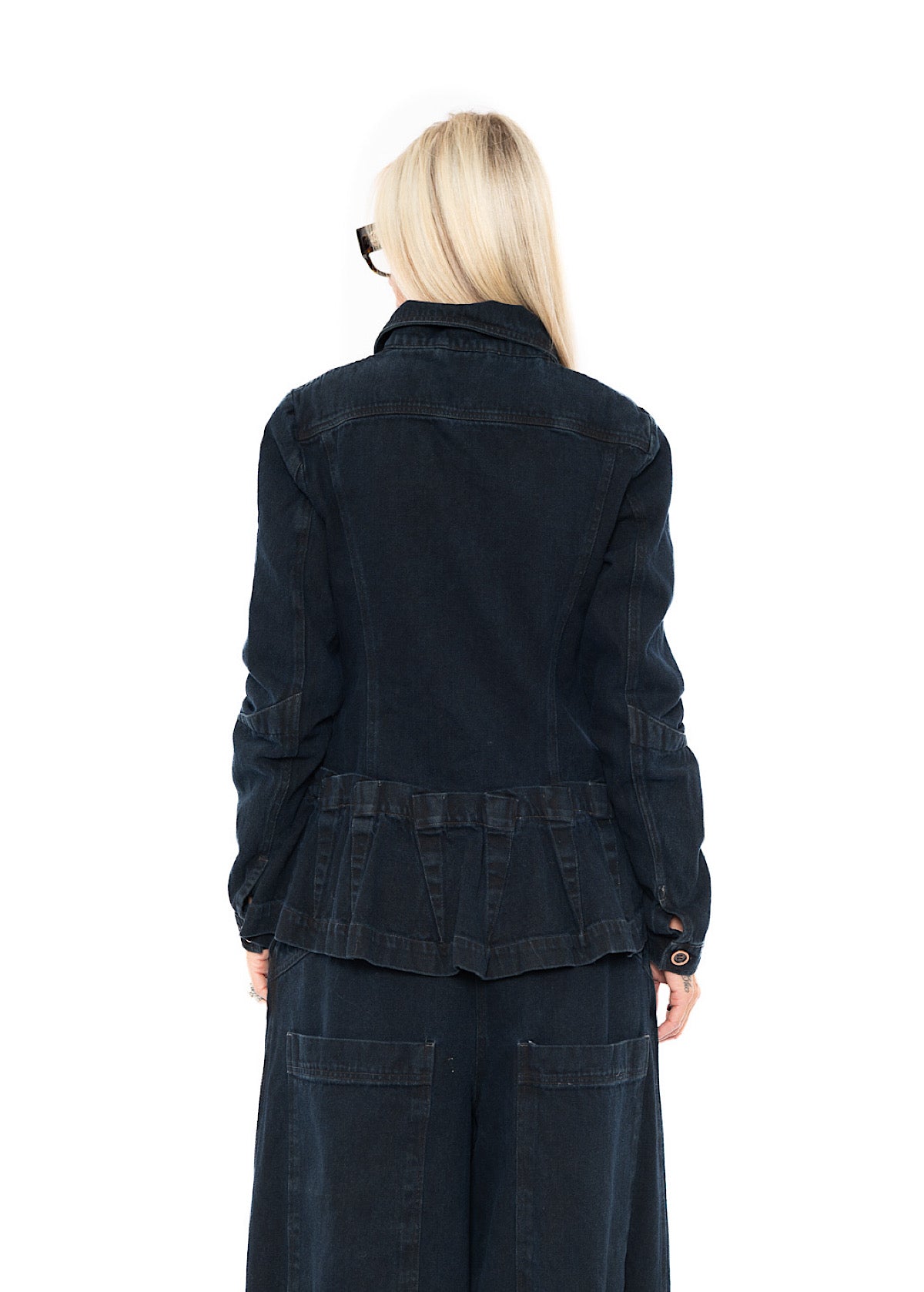 GARMENT-DYED DENIM JACKET