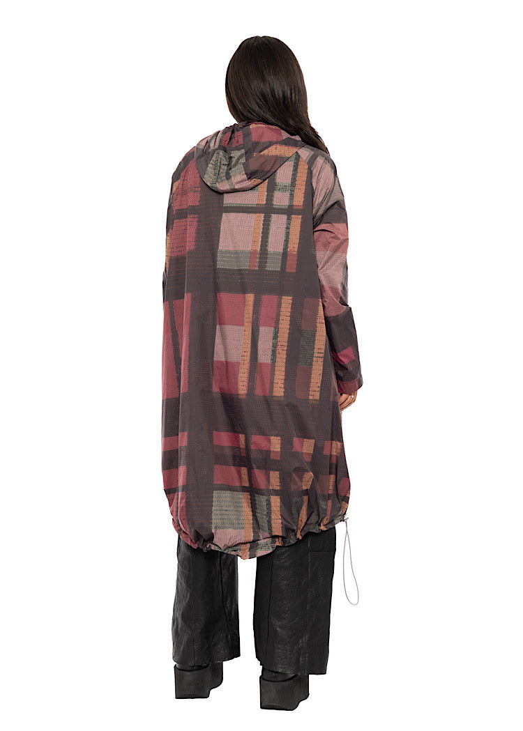 HERITAGE CHECK TECHNICAL RAIN COAT