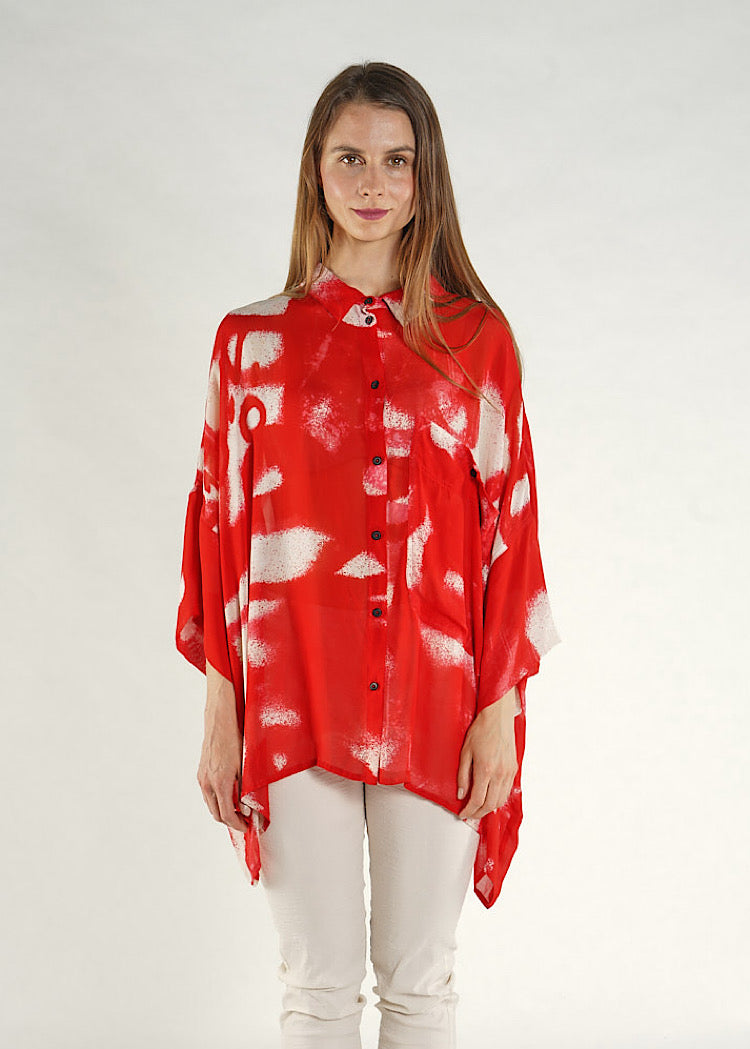 PRE-ORDER RUNDHOLZ MAINLINE SHIRT *BLACK PRINT* (Shown in KETCHUP PRINT)