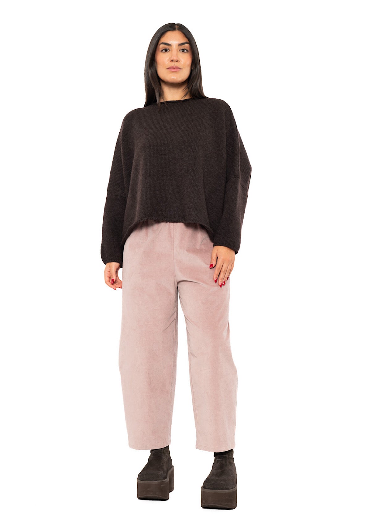 TAPERED VELVET FOSCO TROUSER