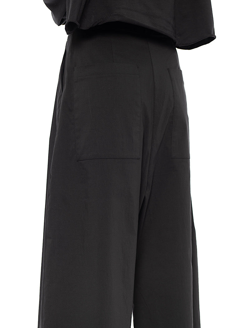 STRETCH WIDE LEG TROUSER