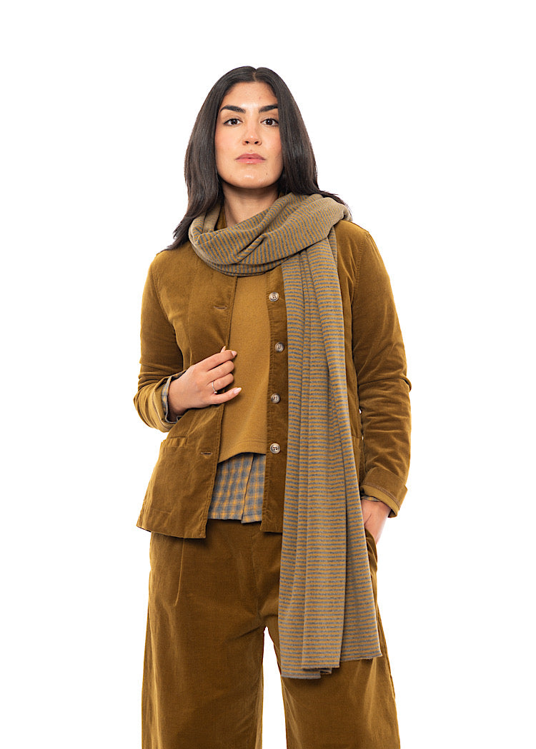 SIGNATURE STRIPED SEGOVIA SCARF