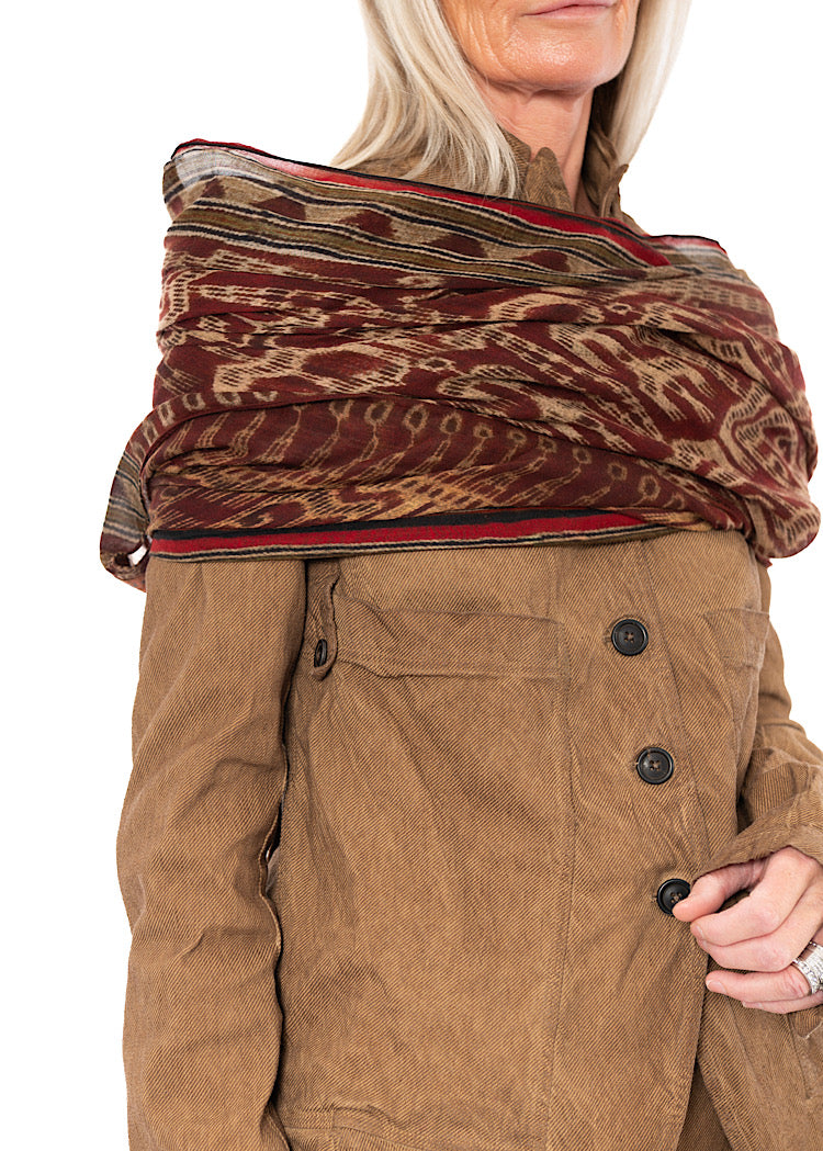 PRINTED MODAL-WOOL SCARF
