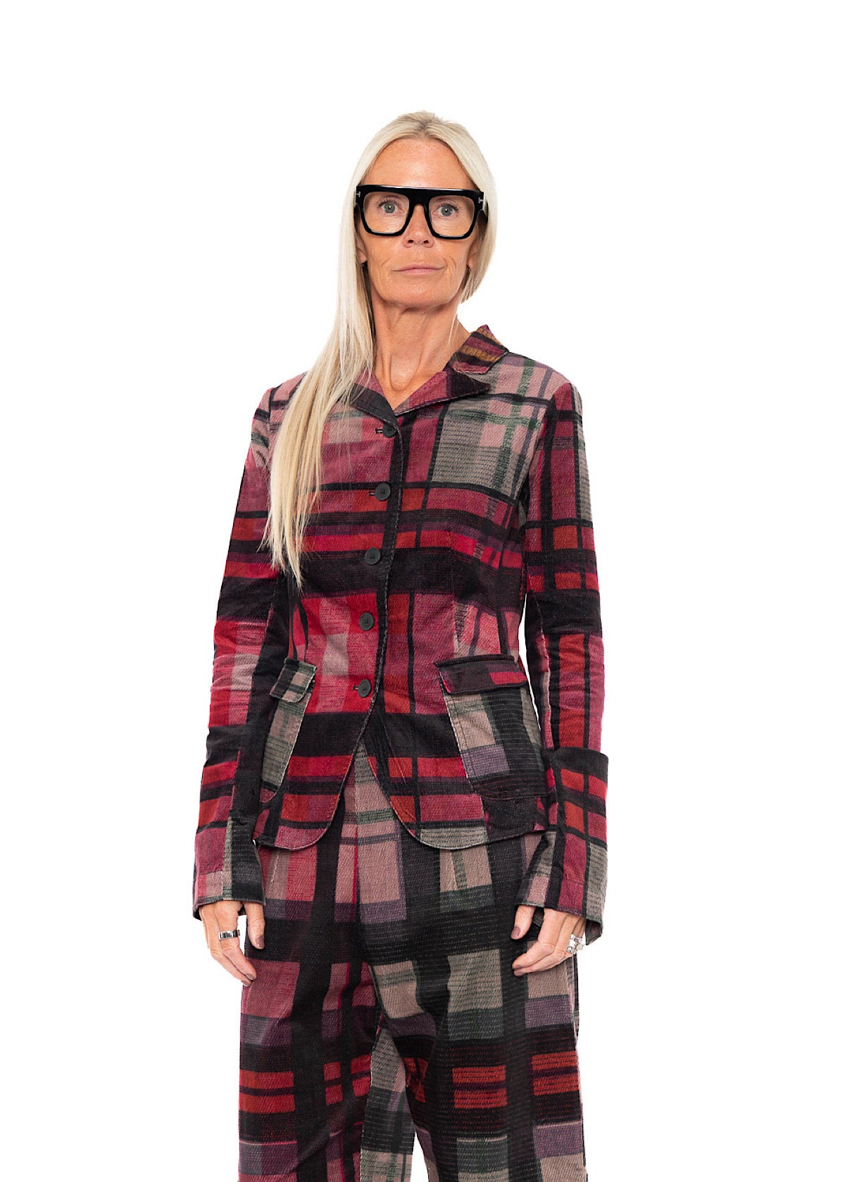 HERITAGE CHECK TAILORED JACKET
