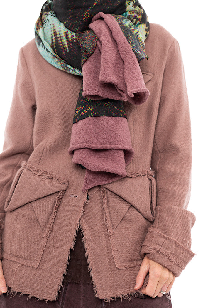 RUNDHOLZ DIP 1/2 SHARER KNITTED SCARF