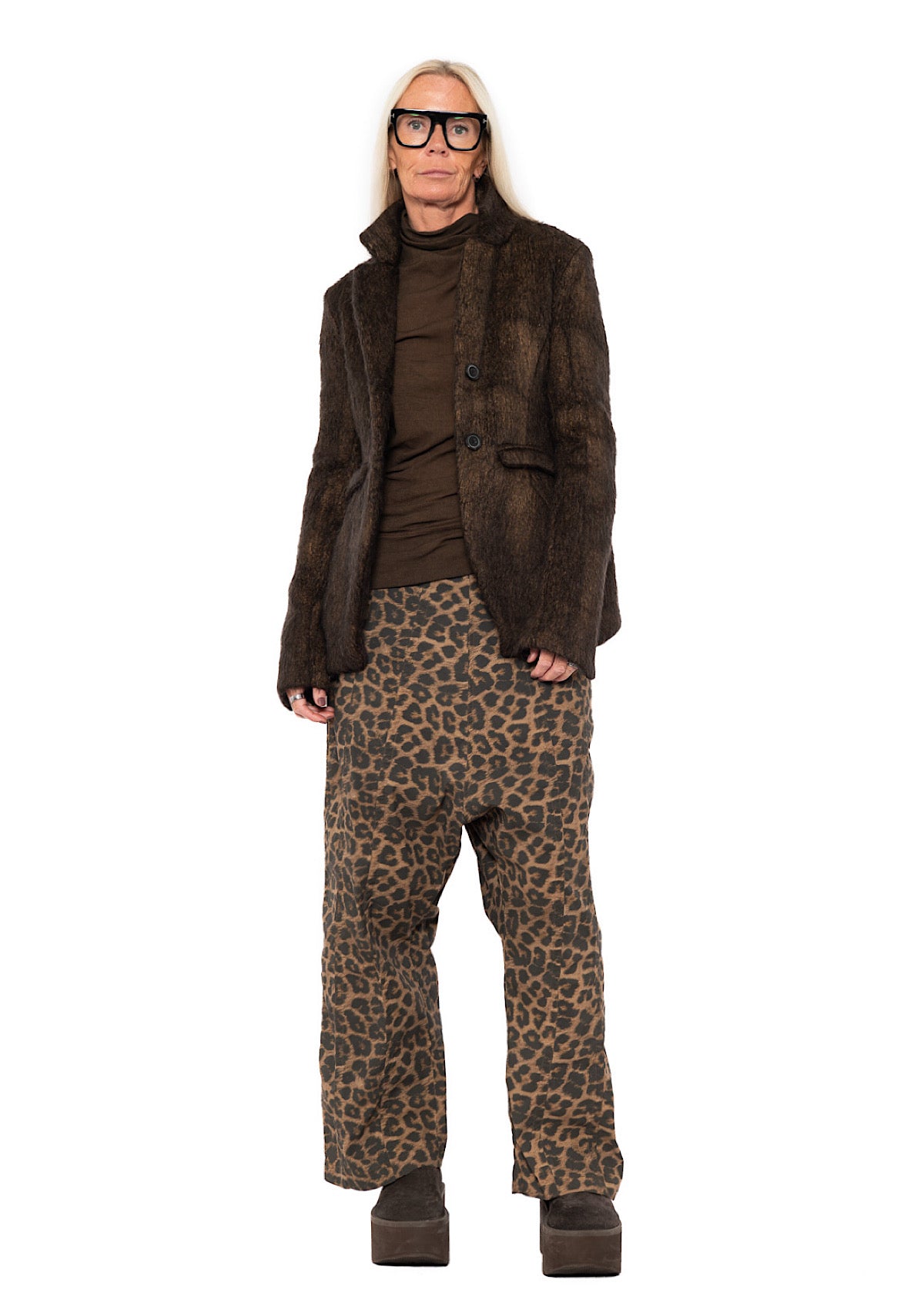 SCULPTED LONG-HAIR WOOL JACKET