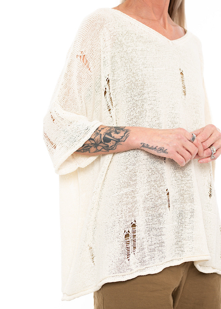 SARAH PACINI KNITTED PULLOVER