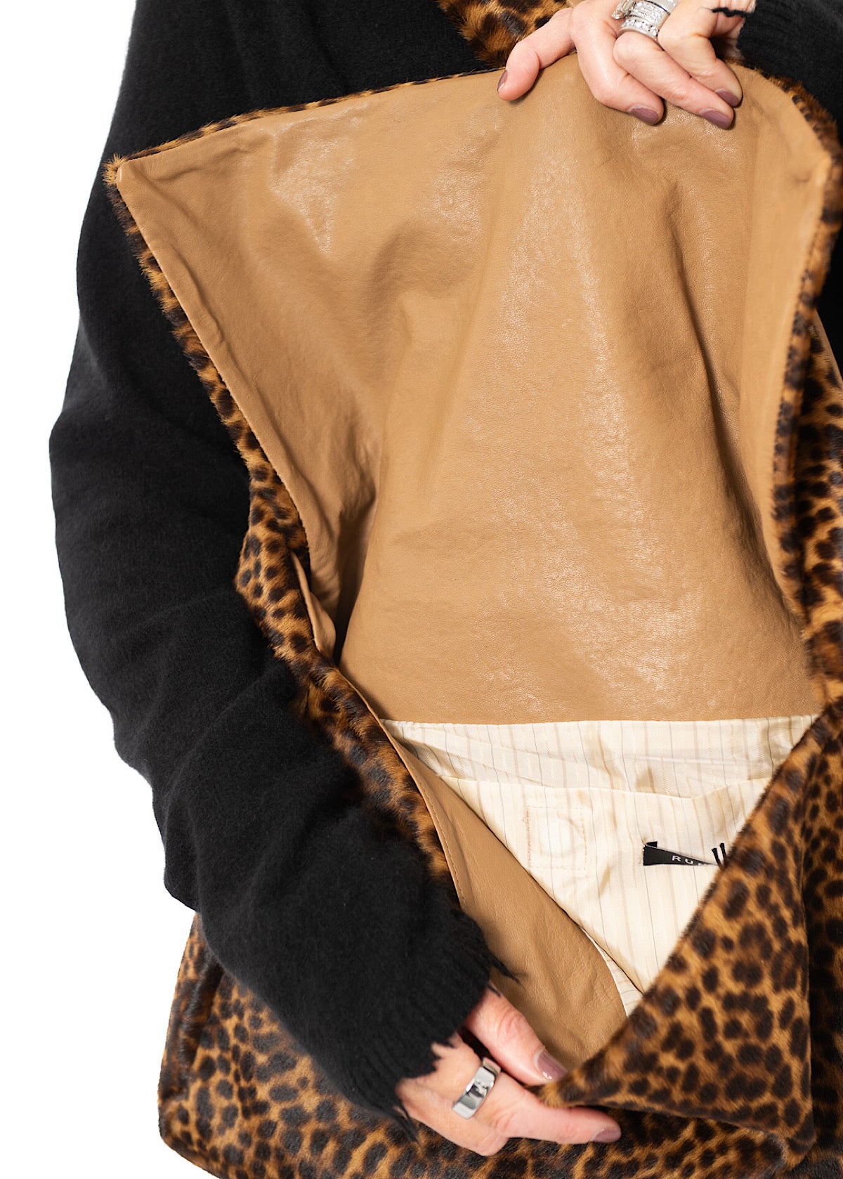 LEOPARD LEATHER CROSSBODY BAG