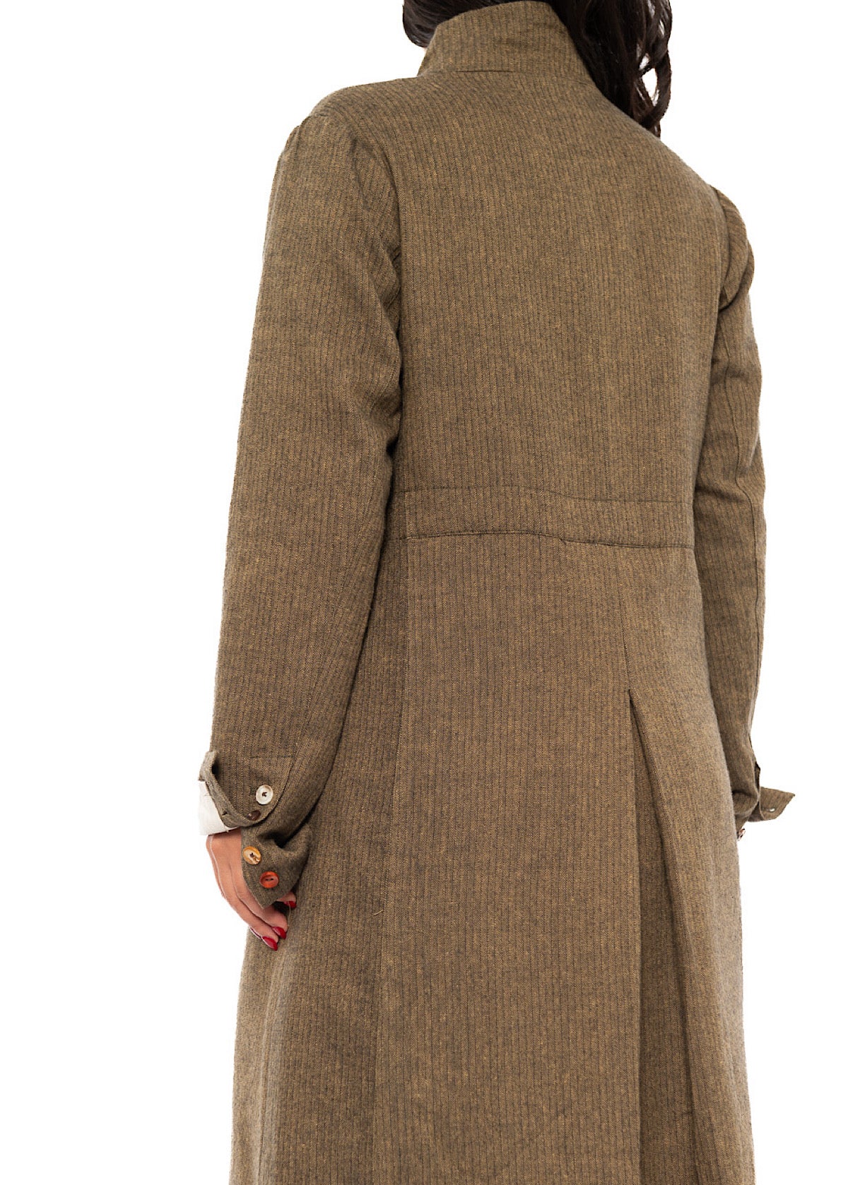 LONGLINE HERRINGBONE COAT