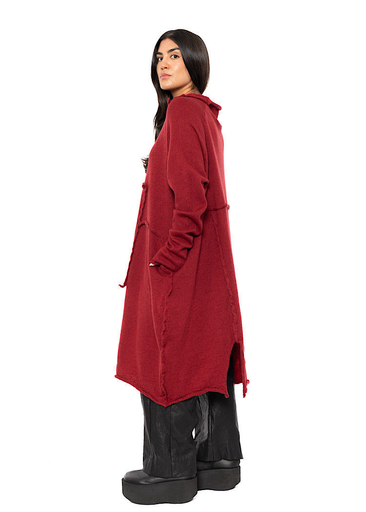OVERSIZED WOOL KNITTED DRESS