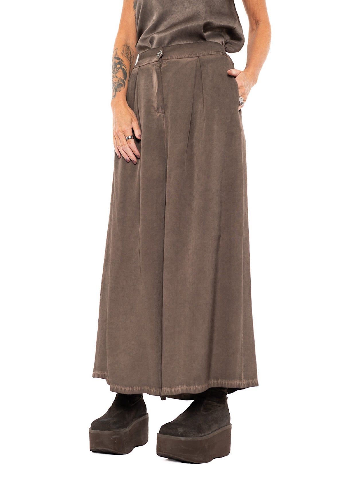 FLUID WIDE LEG TROUSER