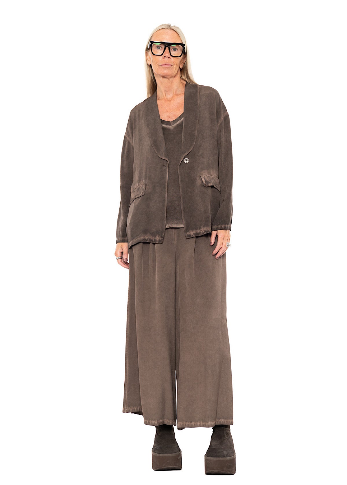 RELAXED VISCOSE-MIX JACKET