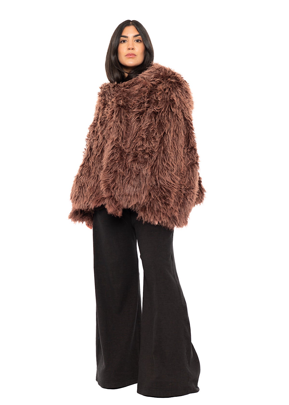 OVERSIZED FAUX FUR JACKET