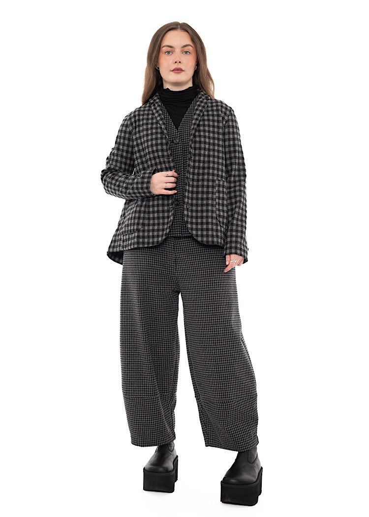 MICRO-CHECK RIMA JQ TROUSER