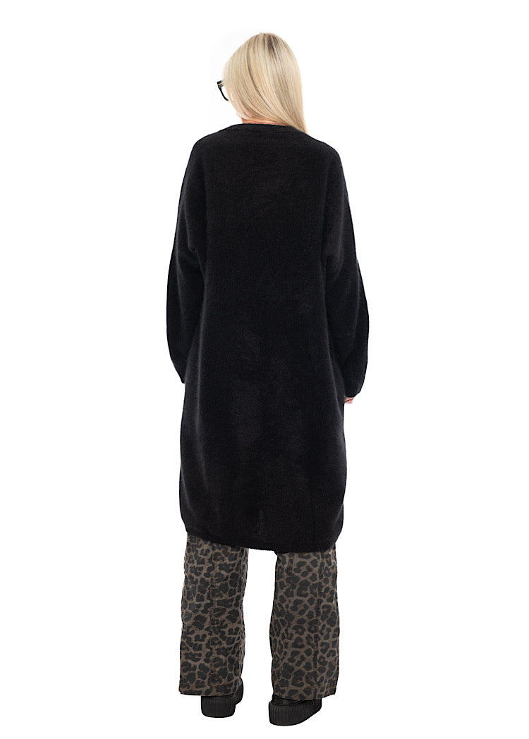 SIGNATURE RACCOON HAIR KNITTED TUNIC