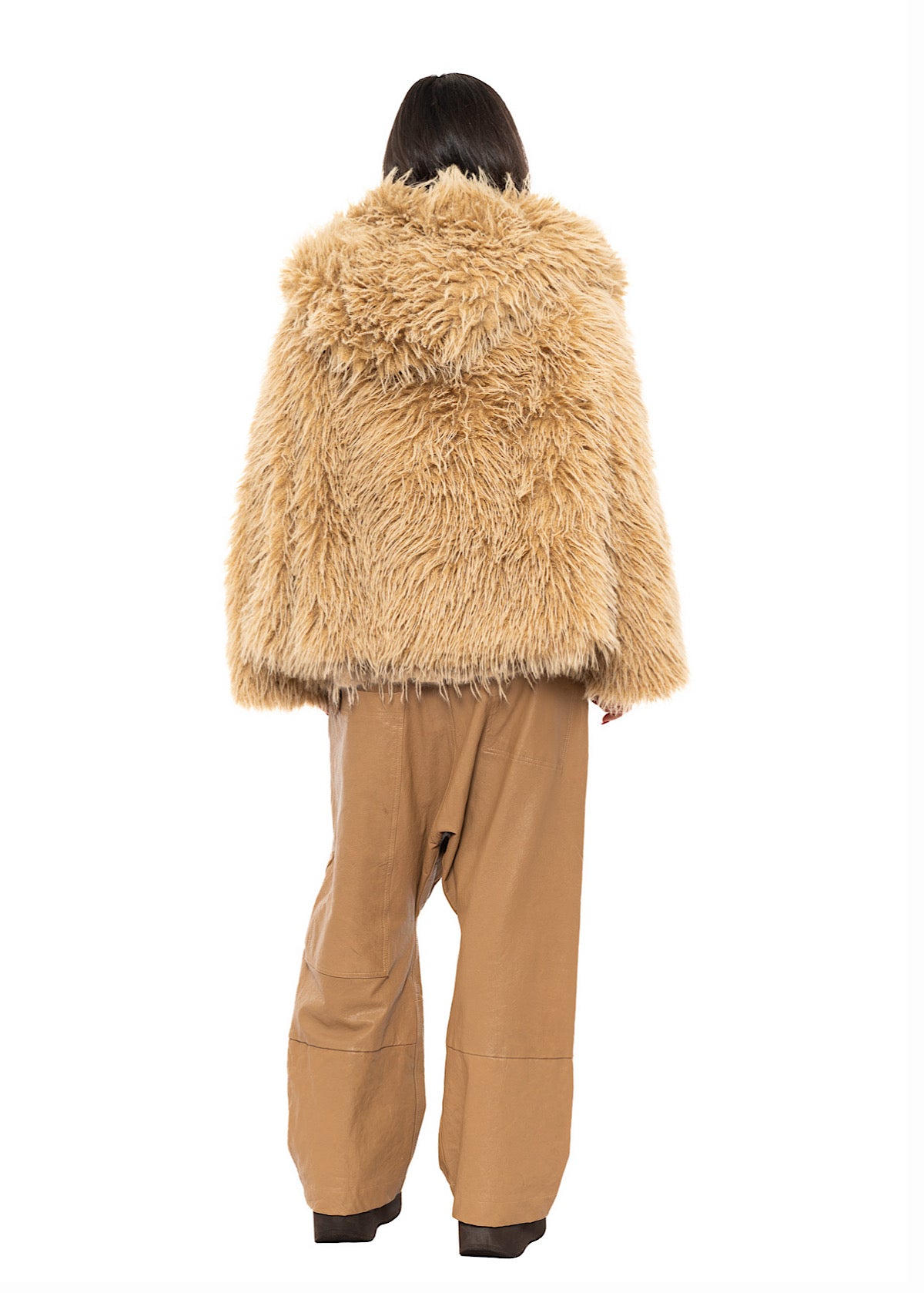 OVERSIZED FAUX FUR JACKET