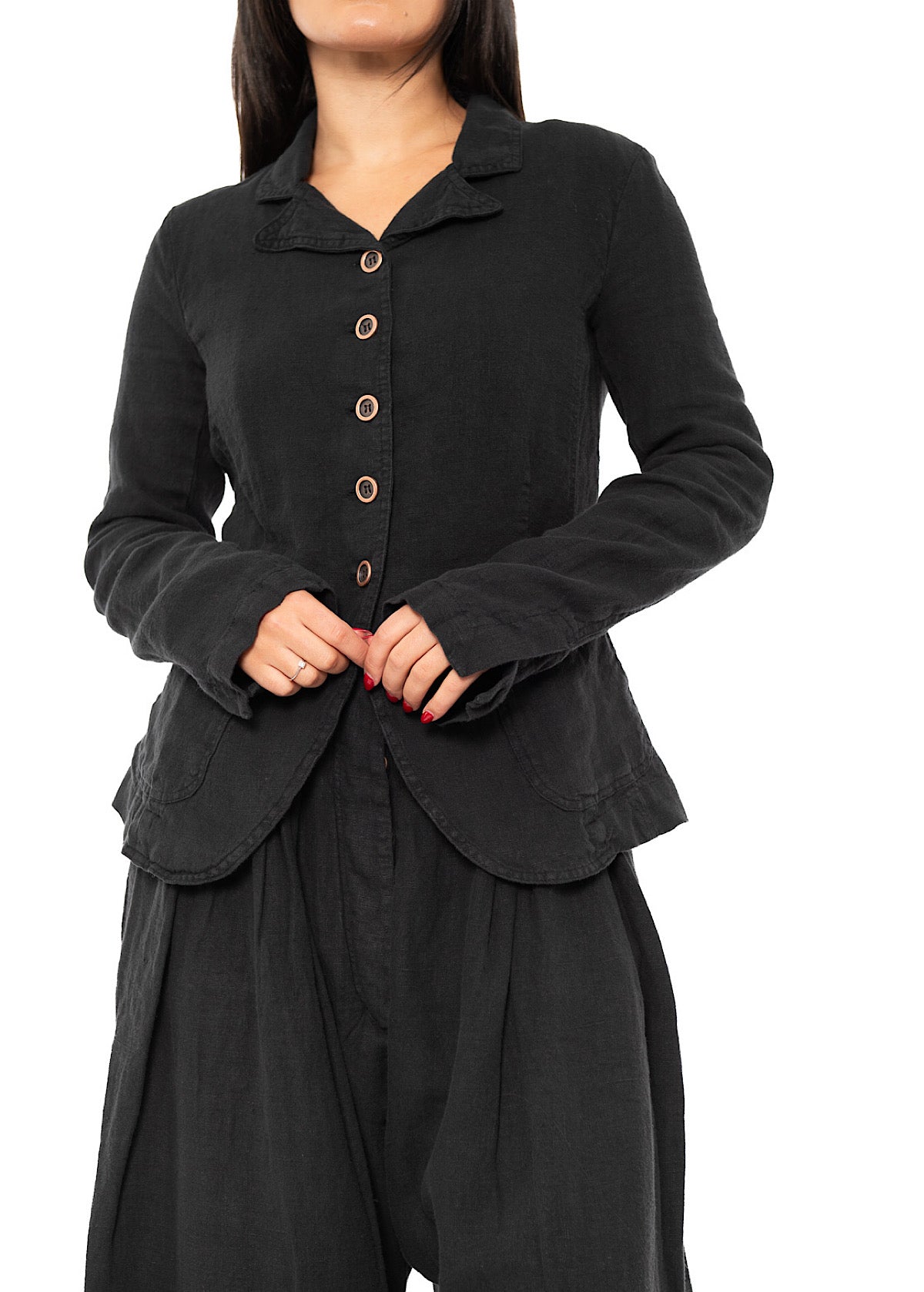 WINTER LINEN TAILORED JACKET