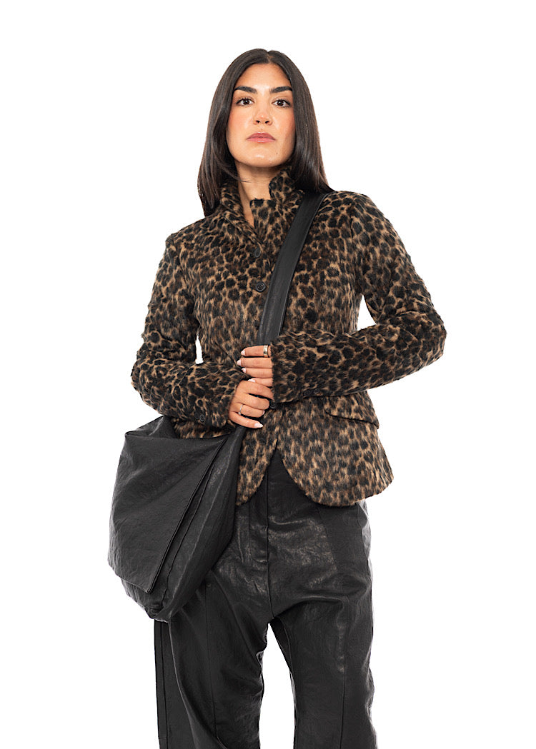 OVERSIZED LEATHER SHOULDER BAG