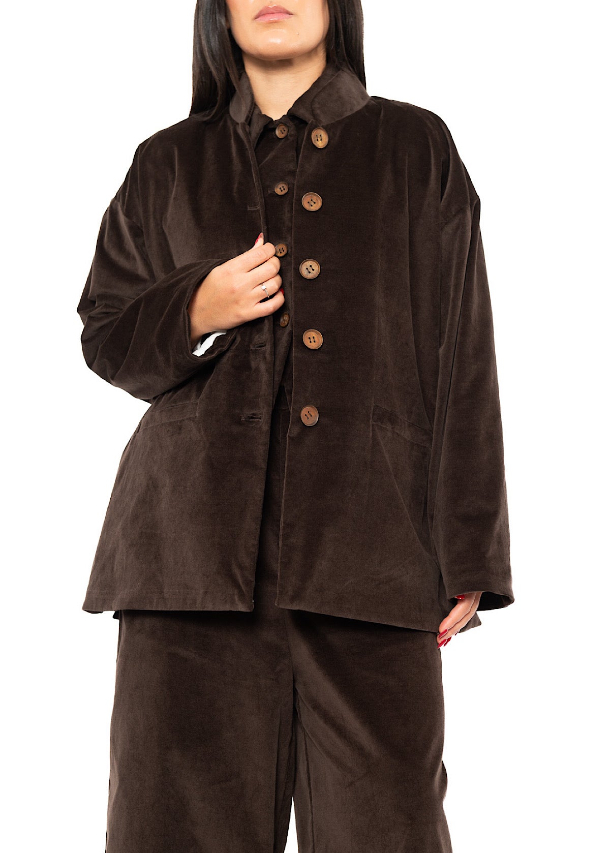 RELAXED VELVET EVELINE JACKET