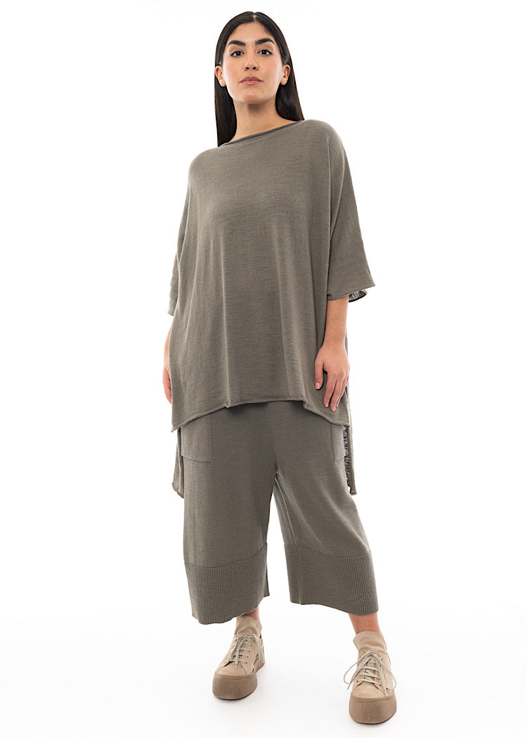 SORT AARHUS ELSA KNITTED TUNIC