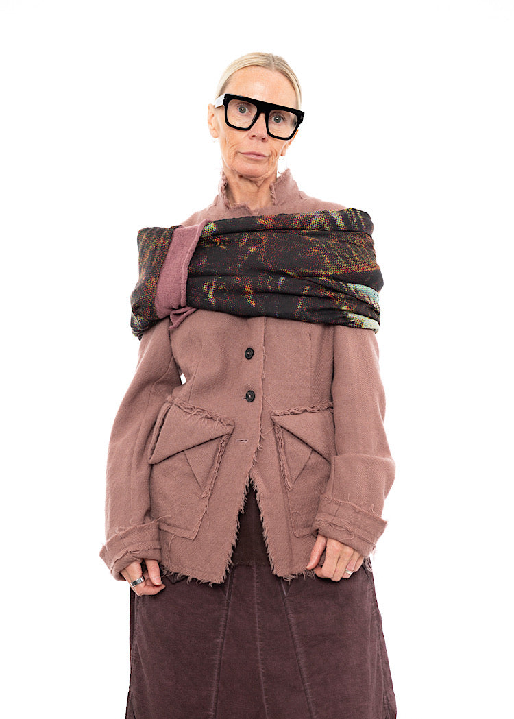 RUNDHOLZ DIP 1/2 SHARER KNITTED SCARF