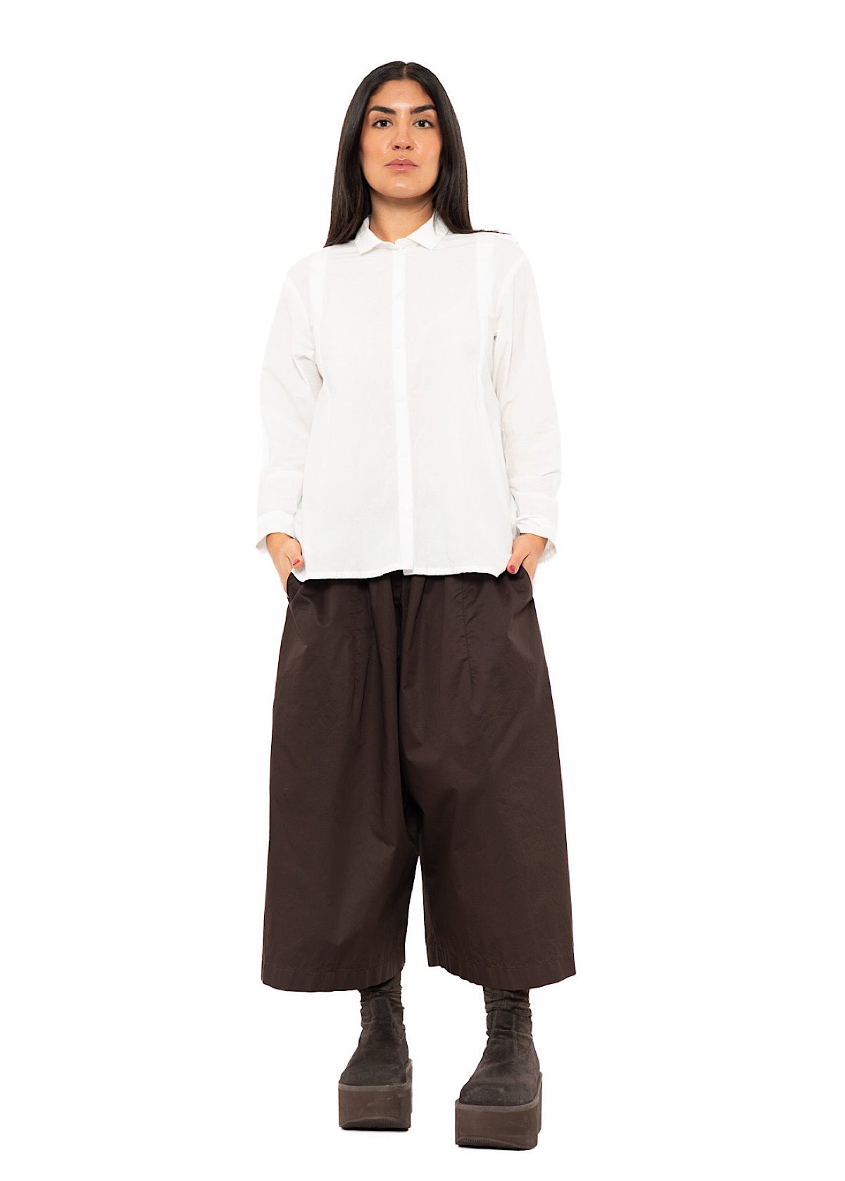 CRINKLE COTTON SHIRT