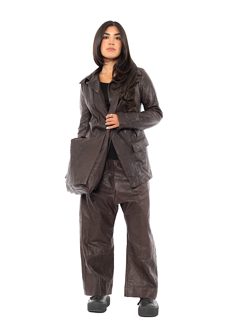 OVERSIZED LEATHER SHOULDER BAG
