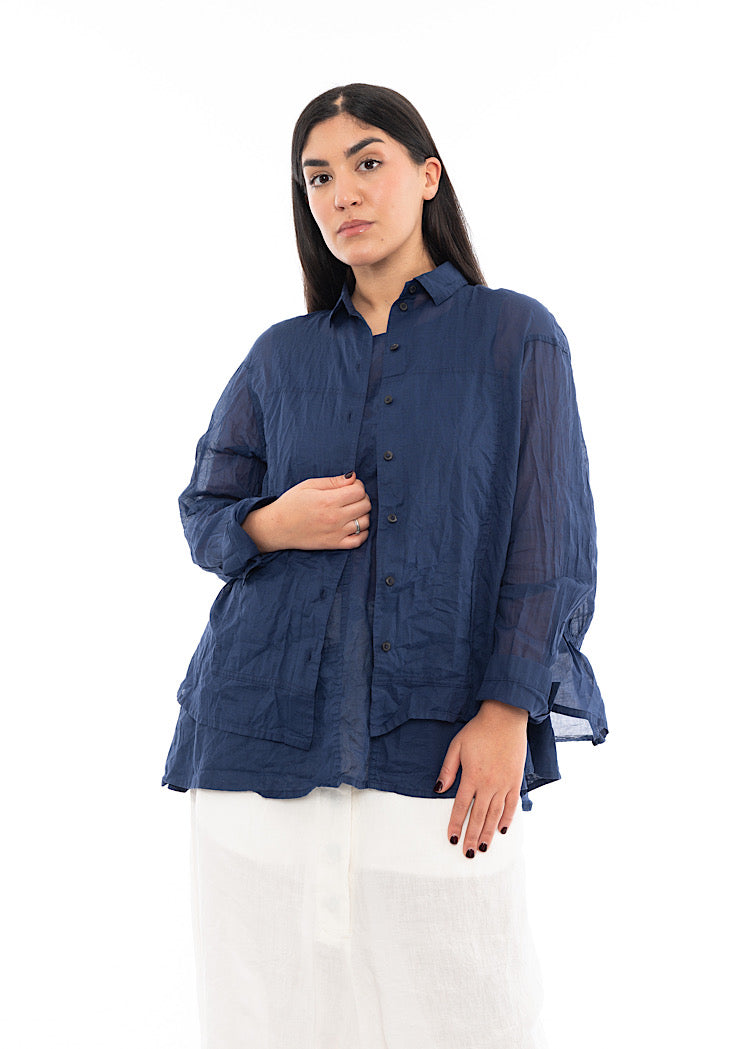 RUNDHOLZ DIP BLOUSE