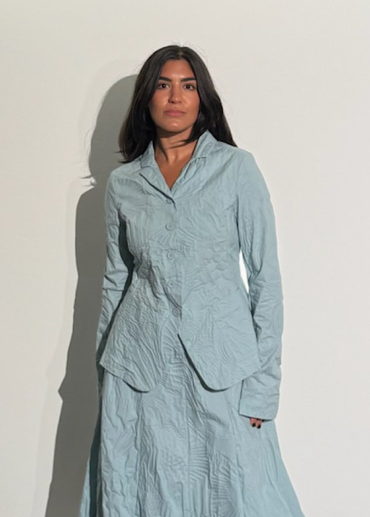 PRE-ORDER RUNDHOLZ BLACK LABEL JACKET *OFF WHITE POPLIN PRINT* (Shown in MINT POPLIN PRINT)