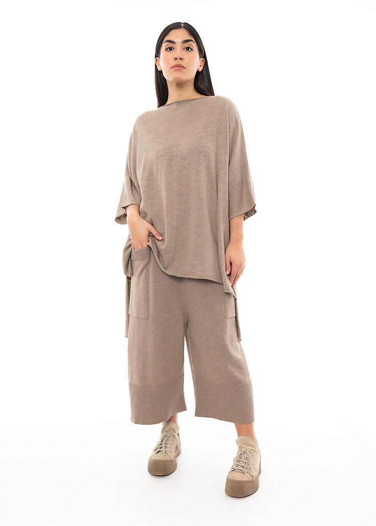 SORT AARHUS ELSA KNITTED TUNIC