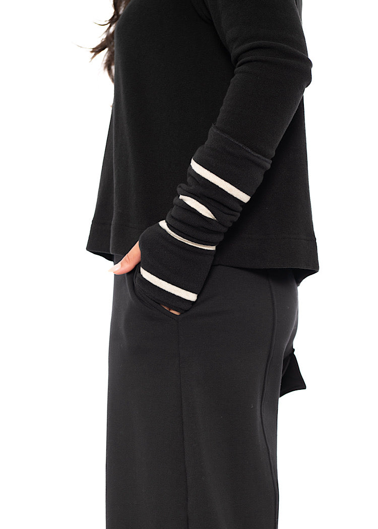 STRIPED SIGNATURE COTTO CUFF