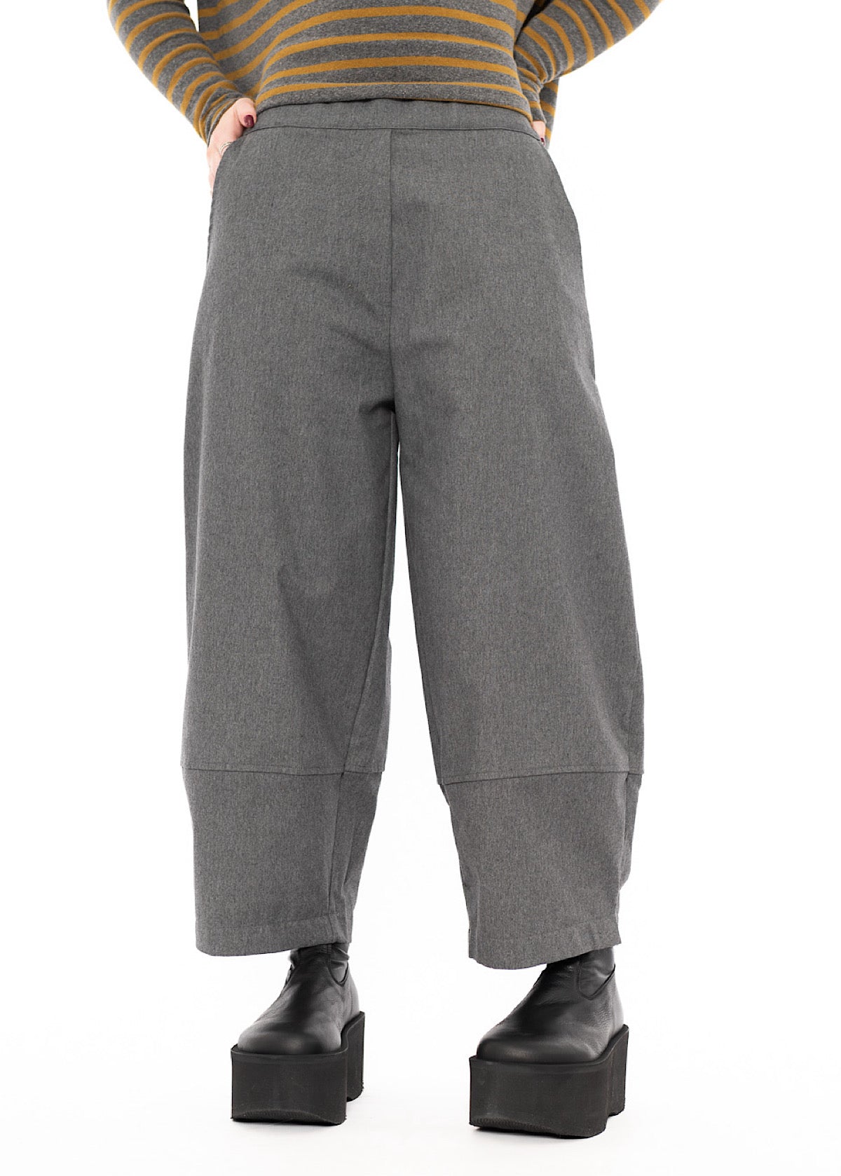 STRUCTURED COTTON-MIX RIMA D TROUSER