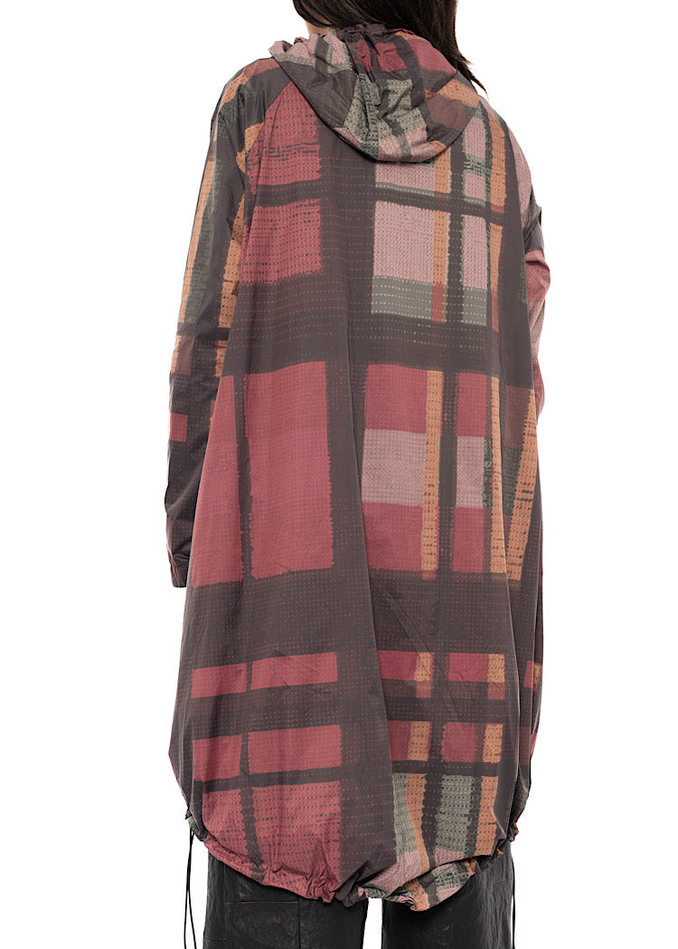 HERITAGE CHECK TECHNICAL RAIN COAT