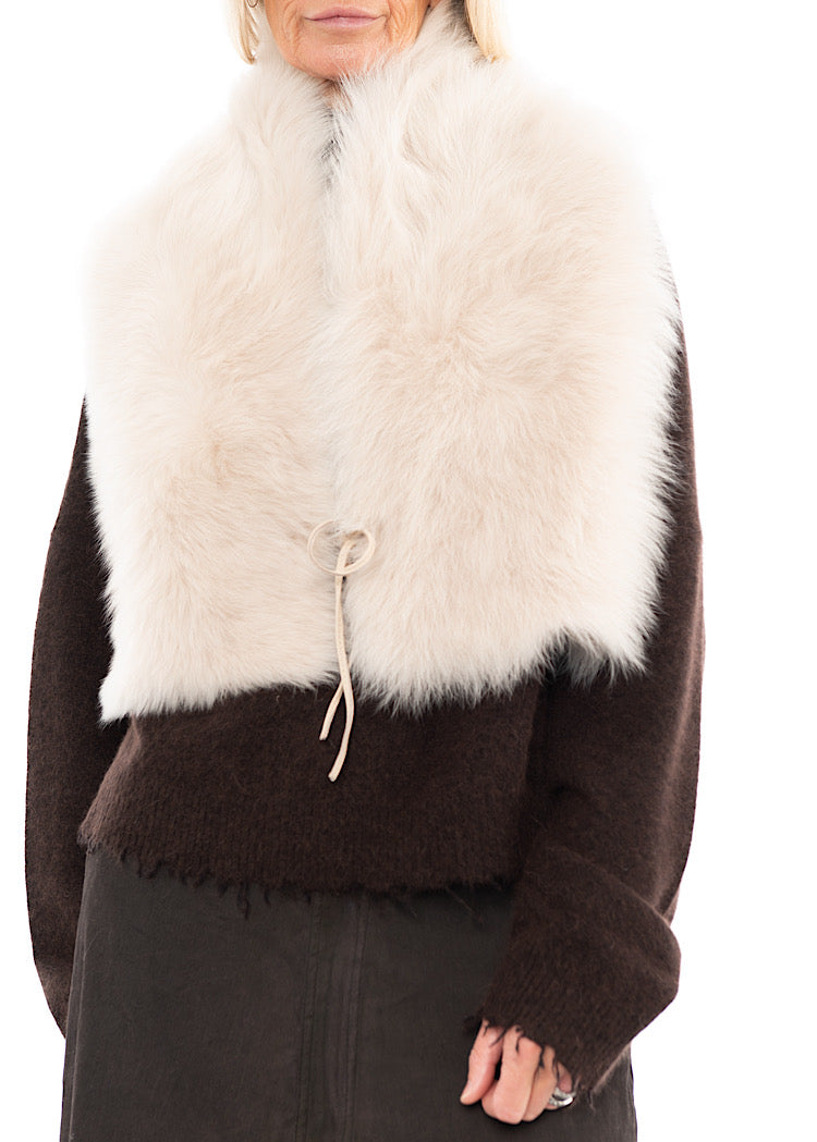 DOM GOOR FUR SCARF