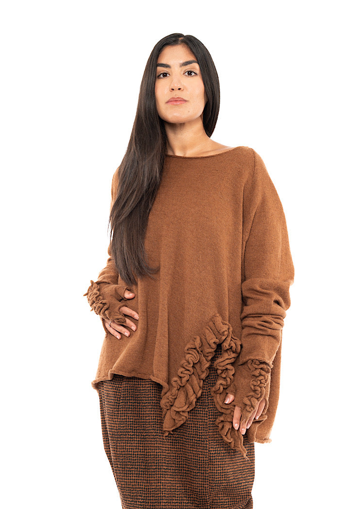 PRE-LOVED RUNDHOLZ BLACK LABEL PULLOVER AND MATCHING CUFFS