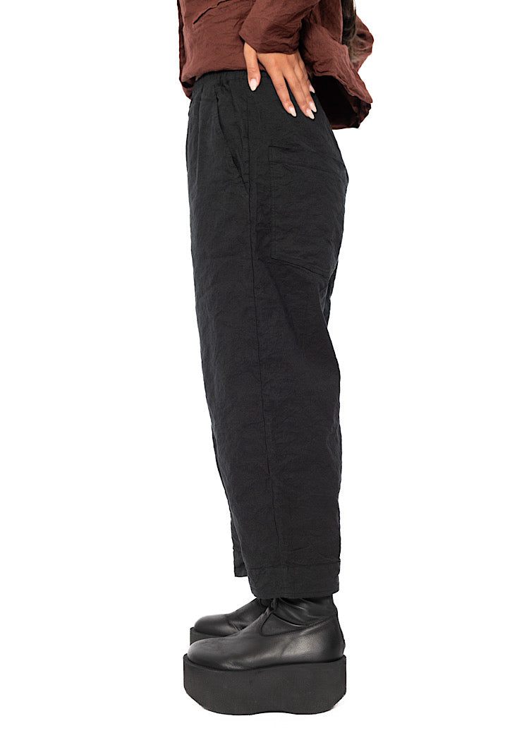 SIGNATURE CRINKLE STRAIGHT LEG TROUSER