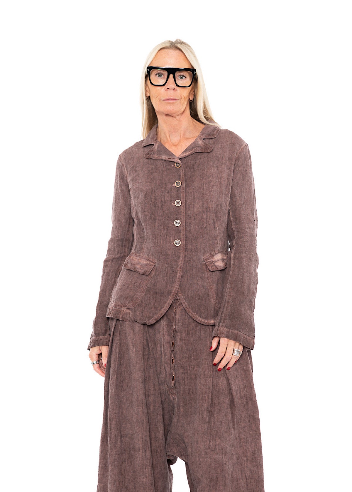 WINTER LINEN TAILORED JACKET