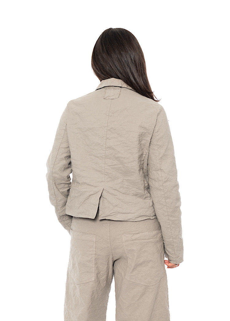 SIGNATURE CRINKLE BOXY JACKET