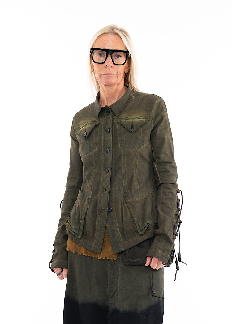 RUNDHOLZ DIP JACKET *BLACK GLOSS* (Shown in LAGOON LIGHT)