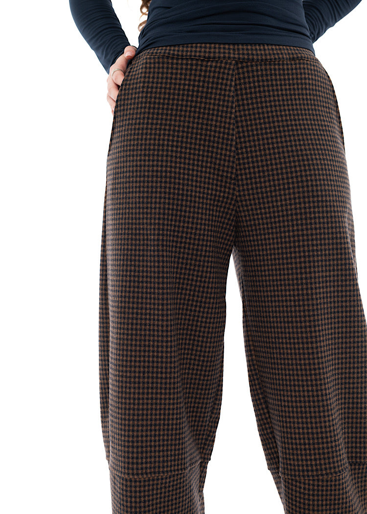 MICRO-CHECK RIMA JQ TROUSER