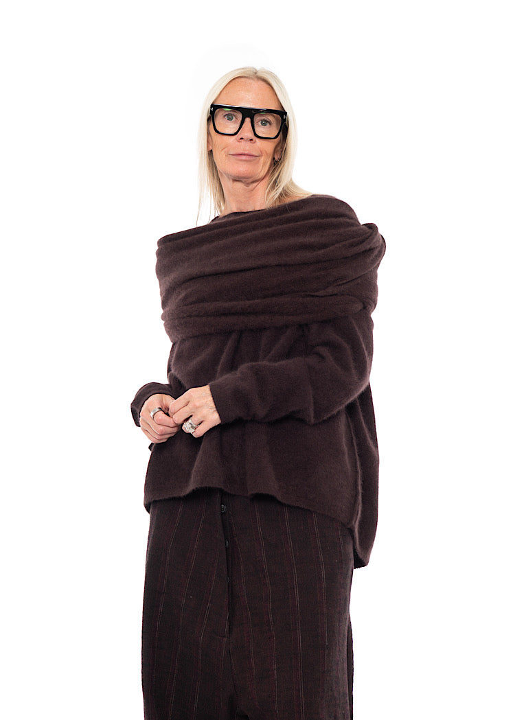 SIGNATURE RACCOON HAIR SCARF