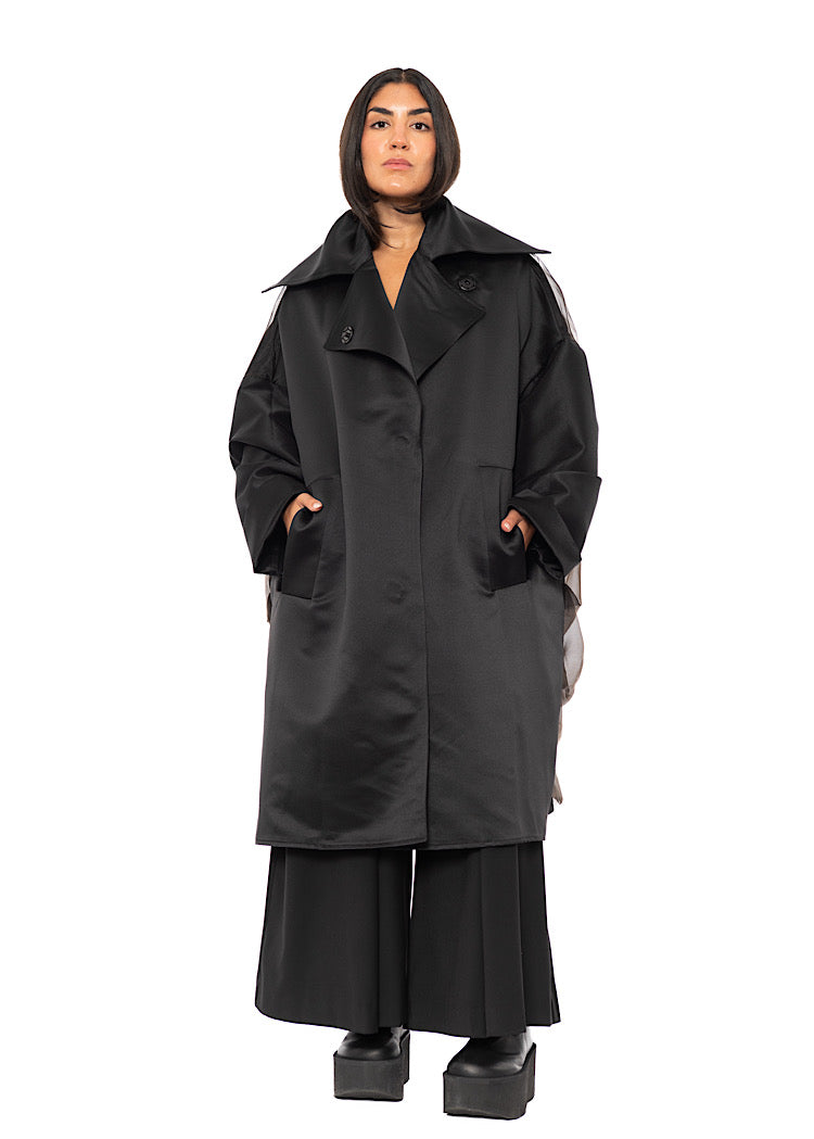 REVERSIBLE OVERSIZED COAT