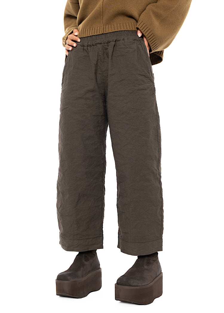 SIGNATURE CRINKLE STRAIGHT LEG TROUSER